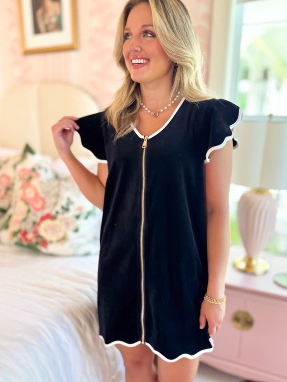SSYS “Get Ready With Me” Robe/Dress Cover-Up | NWT | Size Large | Black